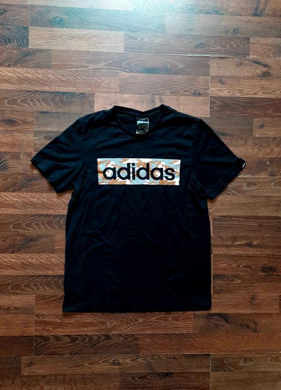 Мужская футболка adidas с большим лого: цена 300 грн - купить Футболки ...