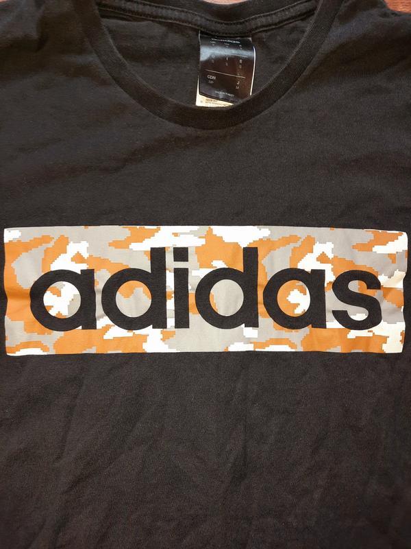 Мужская футболка adidas с большим лого: цена 300 грн - купить Футболки ...