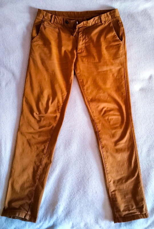 Брюки, штаны, чинос ZARA коричневые 34-36 L