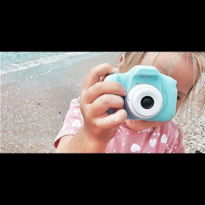 Детский цифровой фотоаппарат- камера Smart Kids X200 голубой