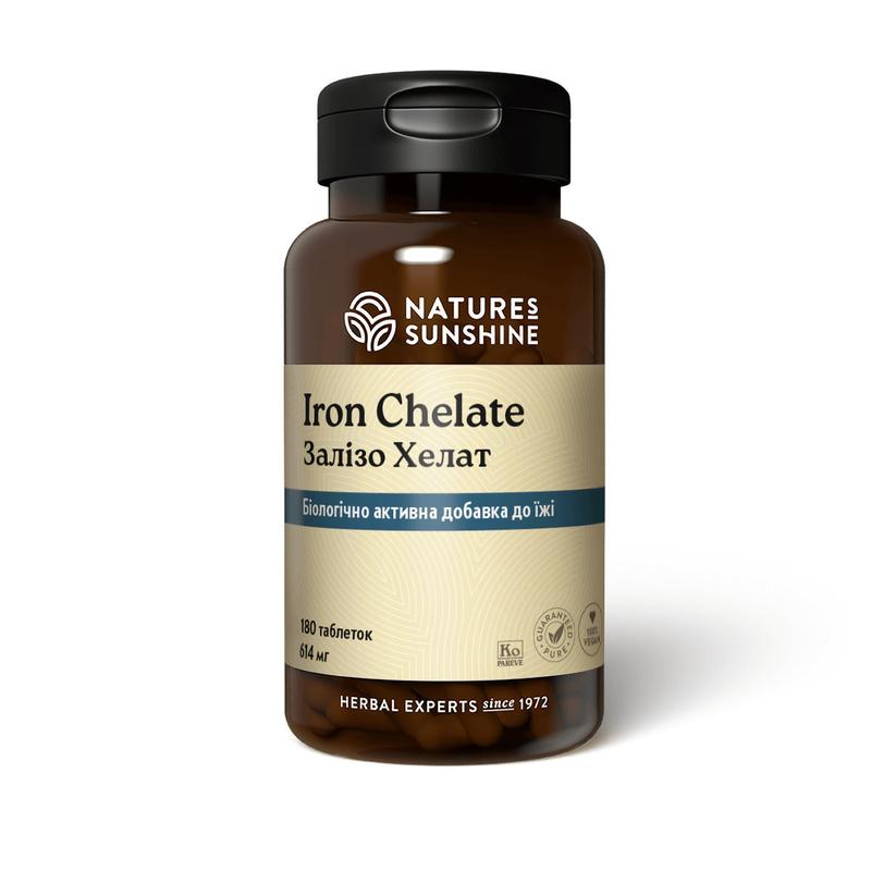 Железо Хелат, Iron Chelate, Nature’s Sunshine Products, США, 1...