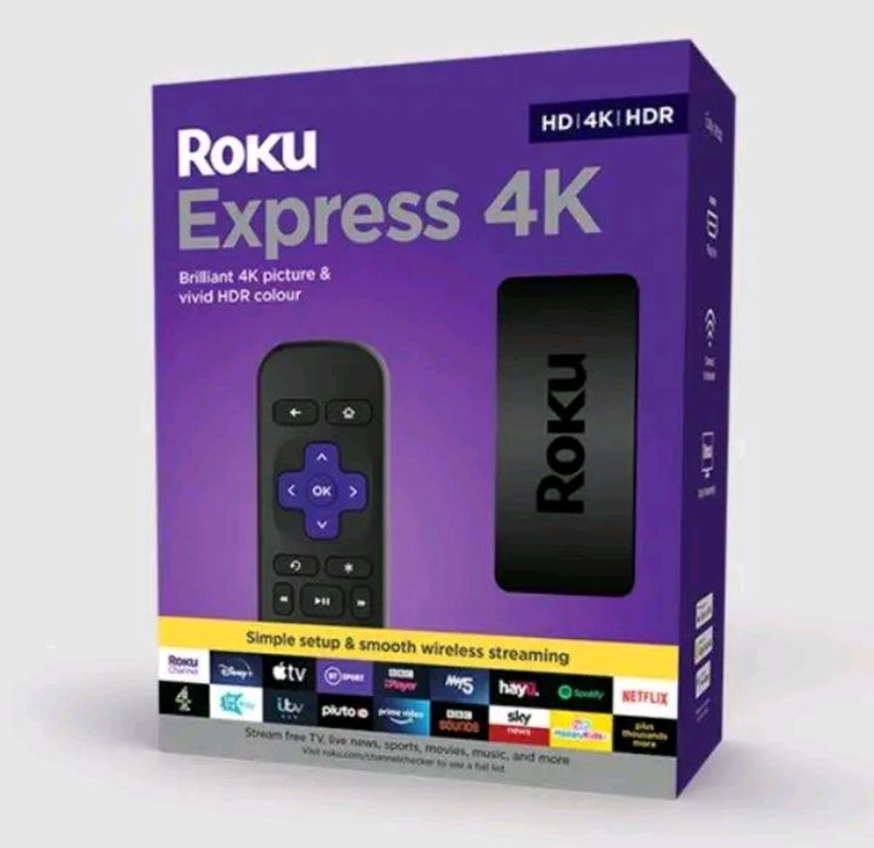 Медіаплеєр Roku Express 4K інтернет Smart приставка для телевізор
