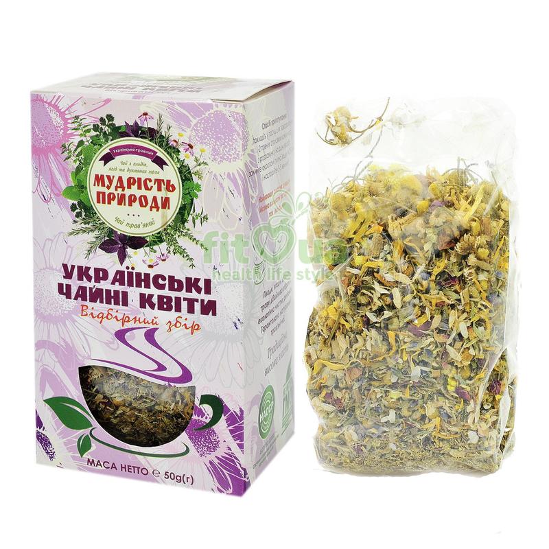 Цветочный чай Украинские чайные цветы, 50 гр