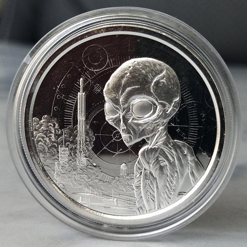 Серебряная монета 