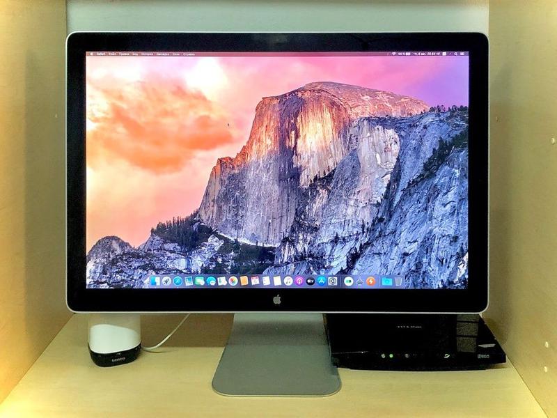 Apple led cinema display 24 подключение к windows