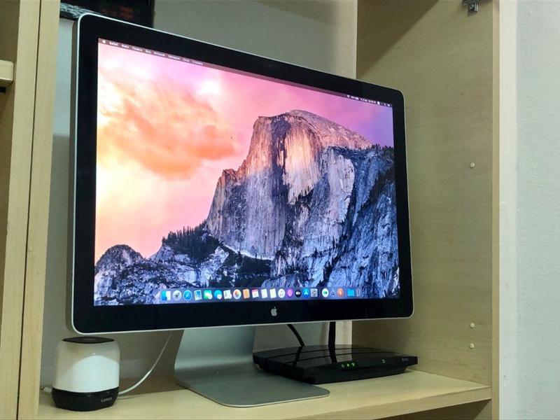 Apple led cinema display 24 подключение к windows