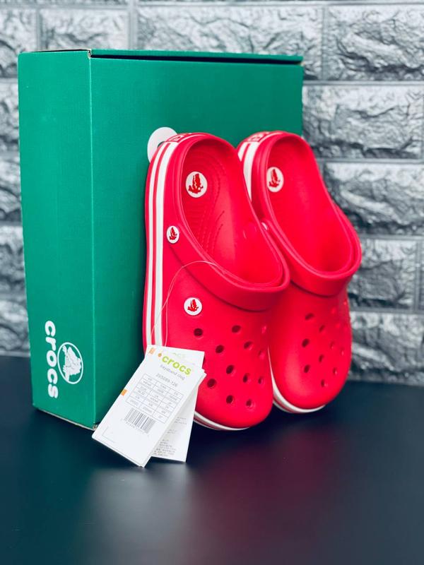 Crocs crocband clearance red