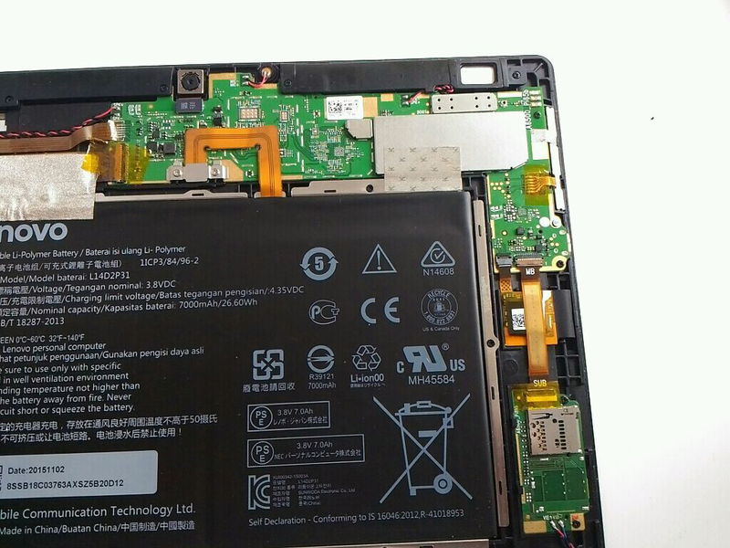 Lenovo tab 2 a10 70l схема платы