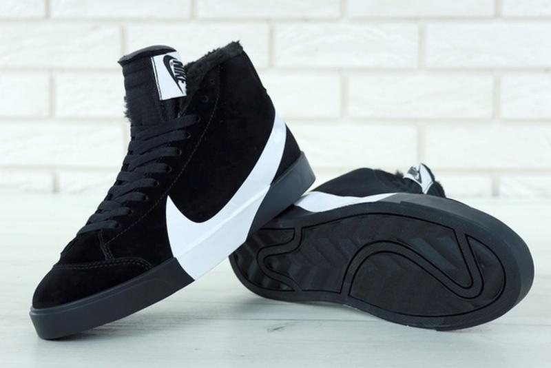 Зимние кроссовки мужские найк. Nike Blazer Winter Black. Зимние кроссы найк мужские. Nike Blazer зимние мужские. Кроссовки найк блейзер мужские зимние.