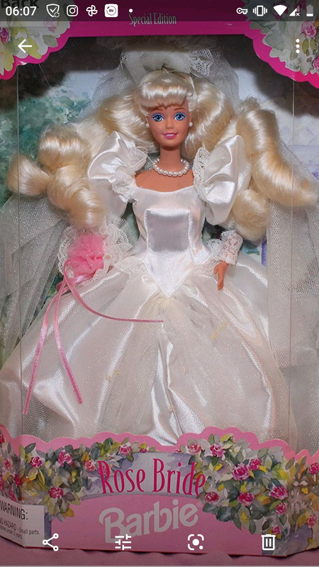 rose bride barbie