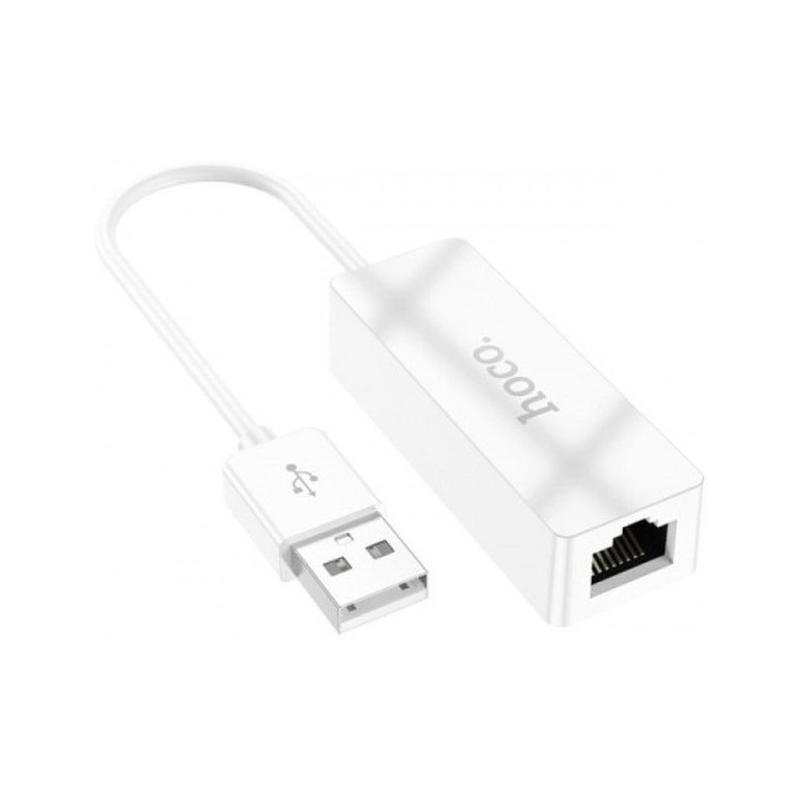 Переходник USB на RJ45 HOCO Acquire UA22 USB на Ethernet White: цена ...