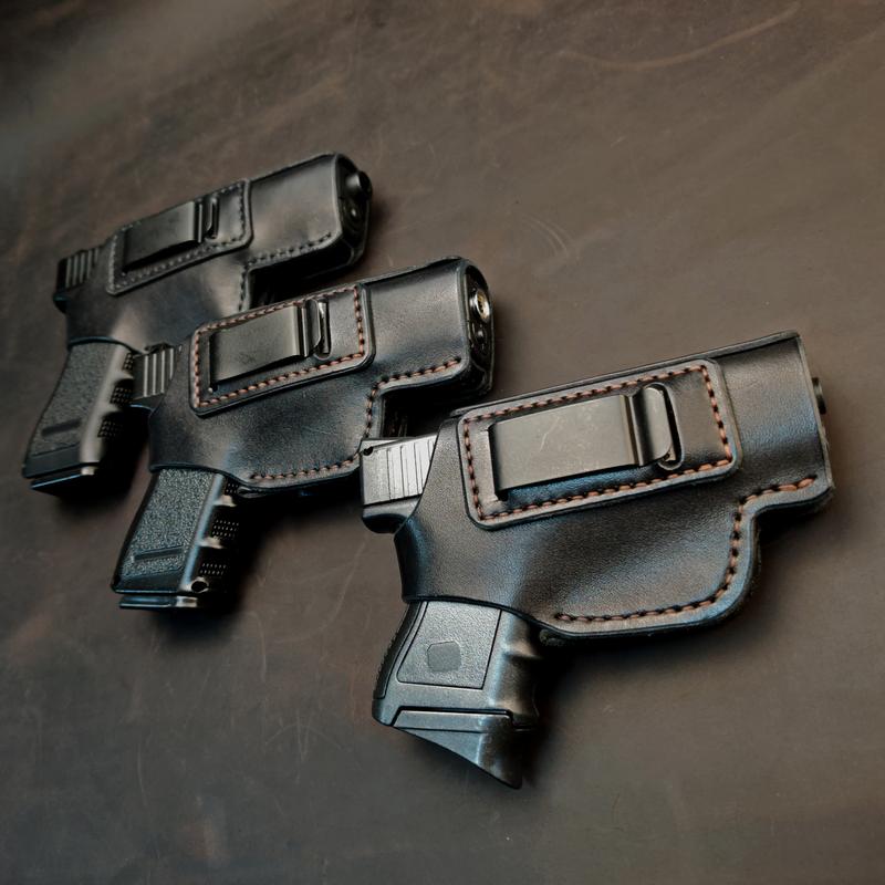 Шкіряна кобура для Glock зі скобою, кобура на Glock, Глок: цена 980 грн ...