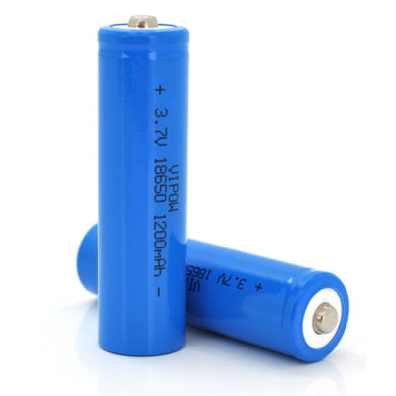 Аккумулятор 18650 Li-Ion ICR18650 TipTop, 1200mAh, 3.7V, Blue ...: цена ...