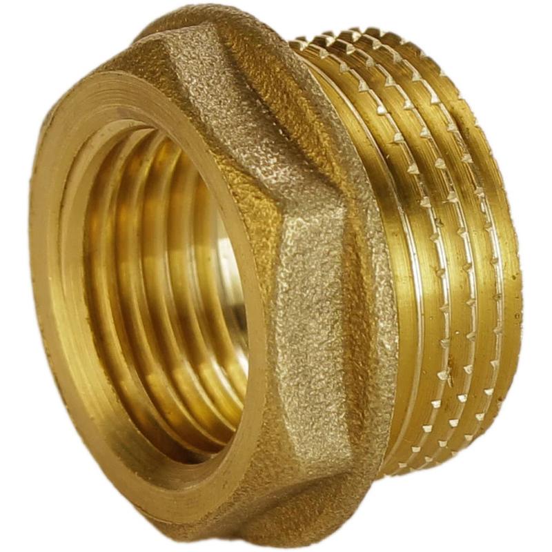 Футорка латунная 1″НР х 1/2″ВР штампованная А0704-1А VA - 63 грн ...