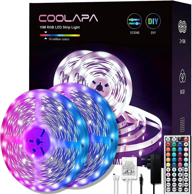 Светодиодные ленты COOLAPA 10 м, светодиодные светильники для ...