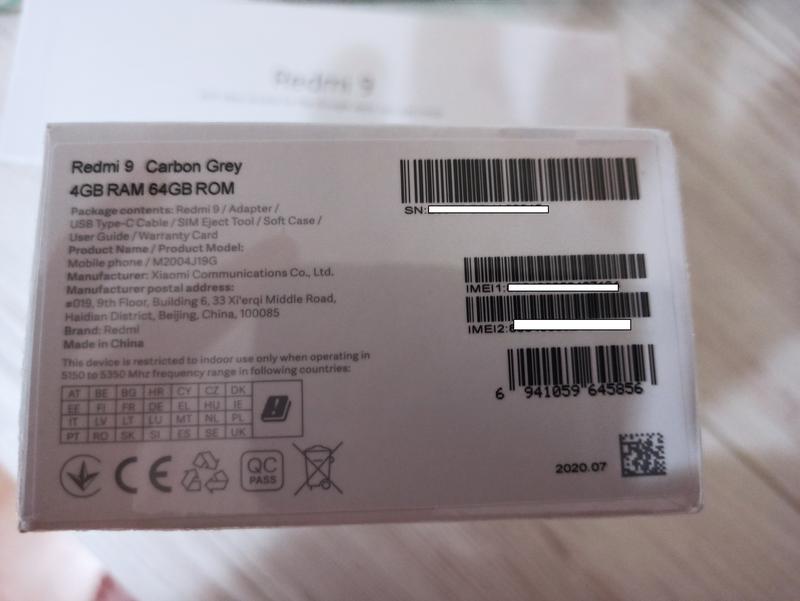 Redmi 10 carbon. IMEI Redmi 9. Redmi m2004j19ag модель. Redmi 9 4/64gb Global. Имей на коробке Redmi 9a.