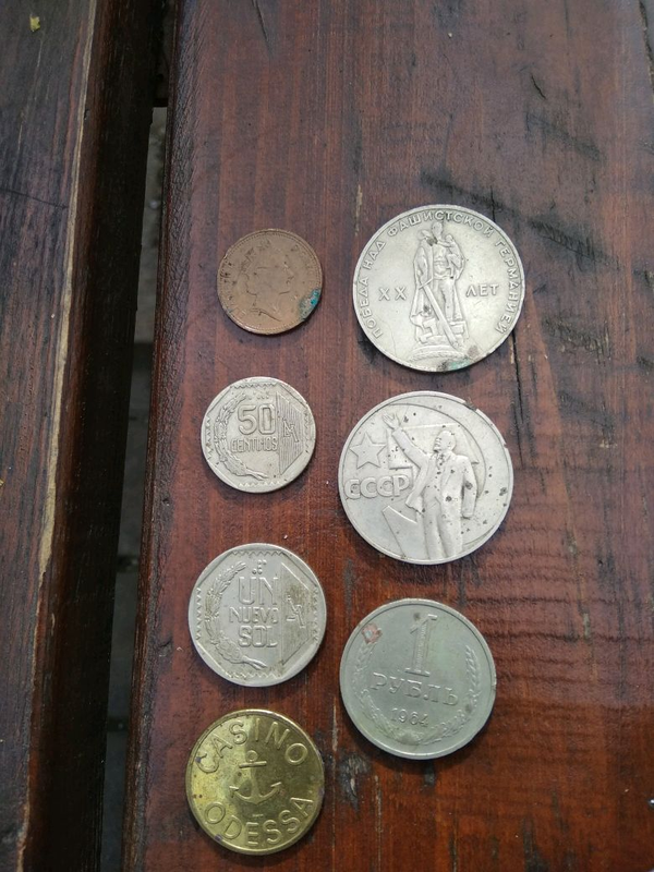 Разные винтажные монеты