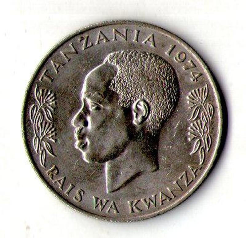 Танзанія 1 шилінг 1974 рік №1427
