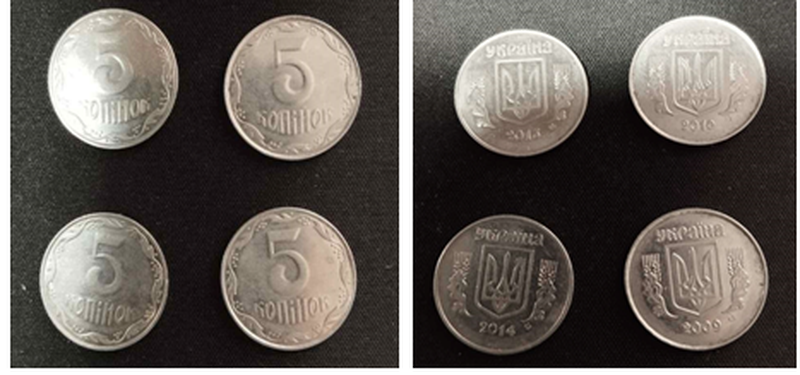 коллекционные монеты 5 копеек разных годов