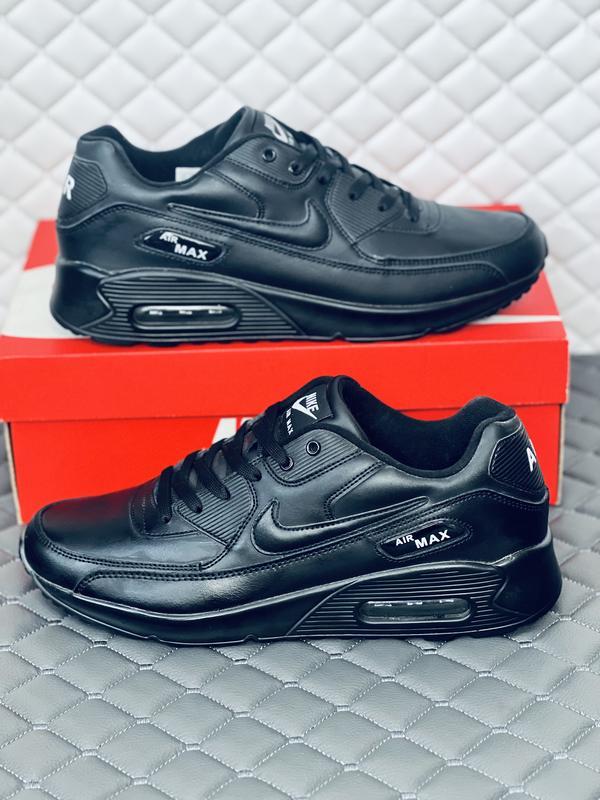 Mens nike air max sales leather