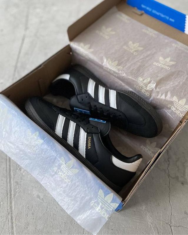 кроссовки Adidas samba Black brown