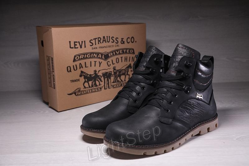 Levi's leather cheap jax boots 601