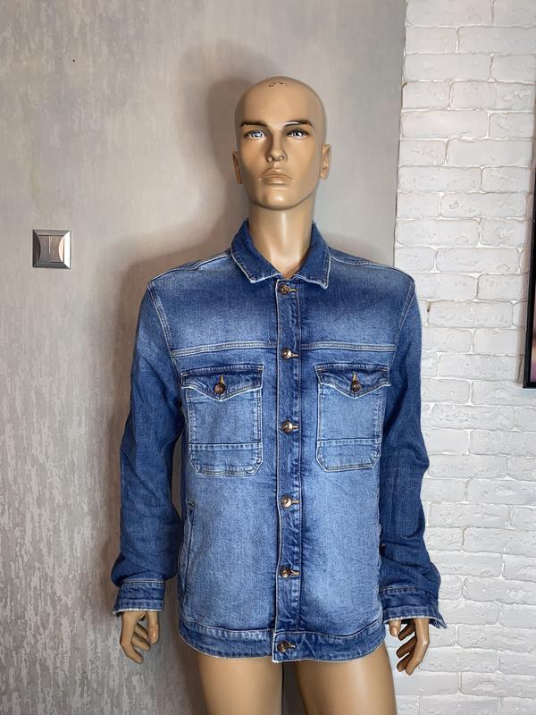 Джинсовая куртка джинсовка esprit, xl-xxl
