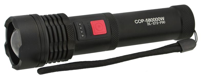 Ручной тактический фонарик COP BL-X72-P90 Black (7316), SL2, х...