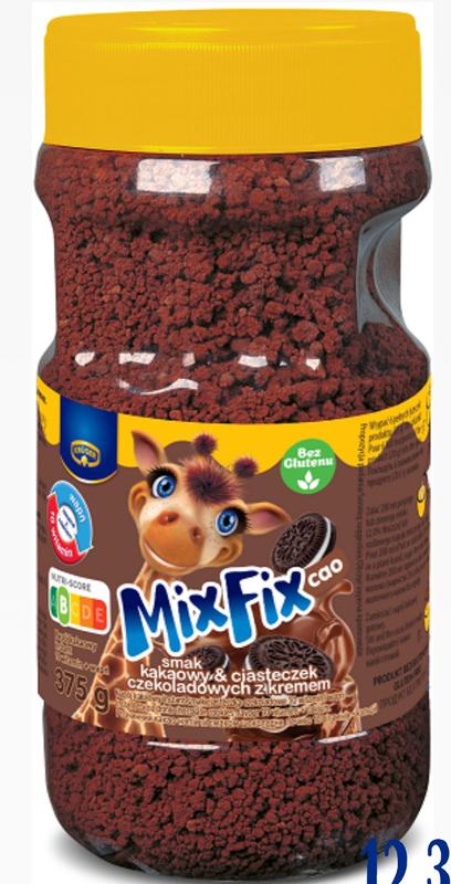 Дитяче какао розчинне Mix Fix Cao Kruger 375г Польща з смаком ...