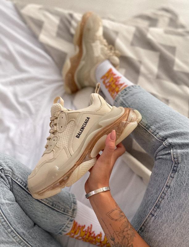 balenciaga triple s rose gold