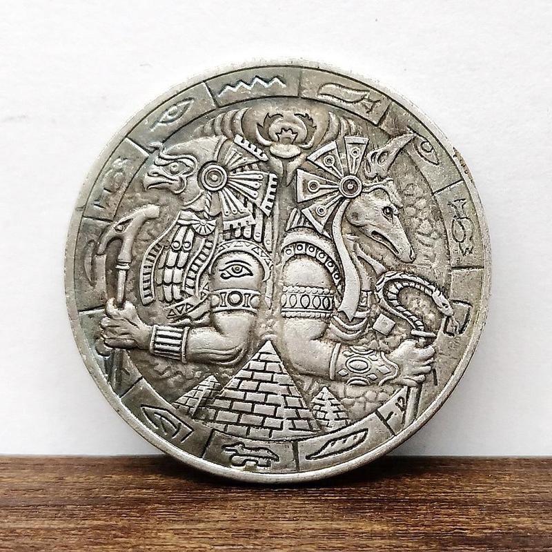 Монеты 1 доллар морган Анубис и орел