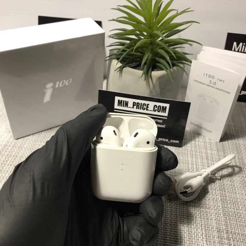 Беспроводные блютуз наушники Airpods Аерподс Аірподс і100 - 480 ...