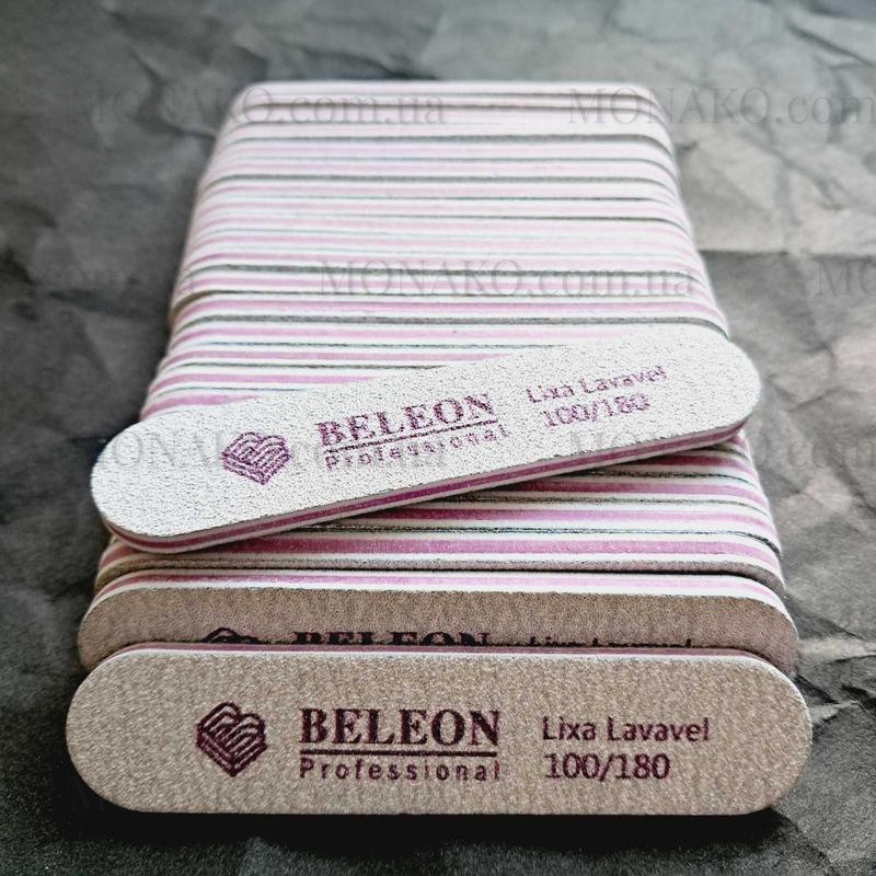 Beleon Professional Пилка двухсторонняя 100/180 mini 25 шт