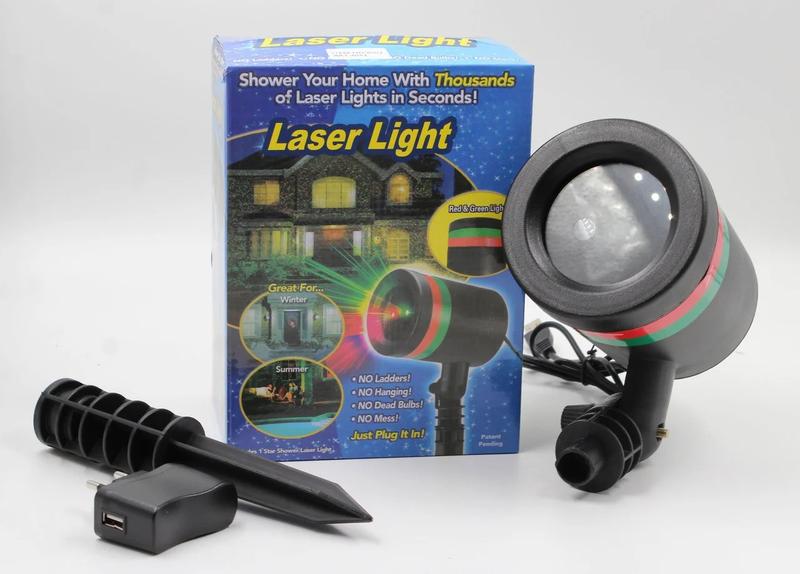 Уличный лазерный проектор LASER Shower Light 908-8001