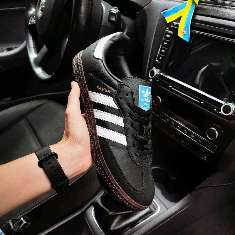 Чоловічі кросівки Adidas Samba чорні