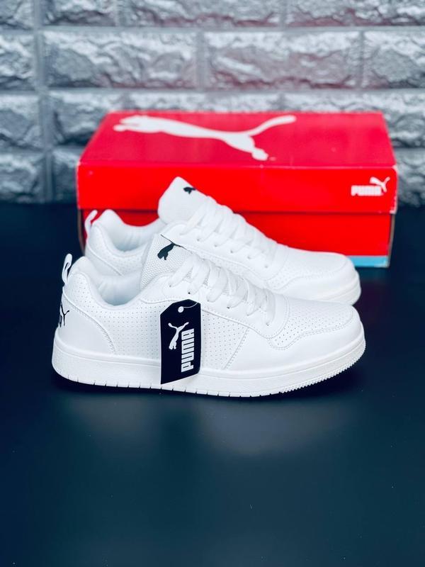 Мужские летние кроссовки puma, белые кроссовки перфорация пума...: ціна ...