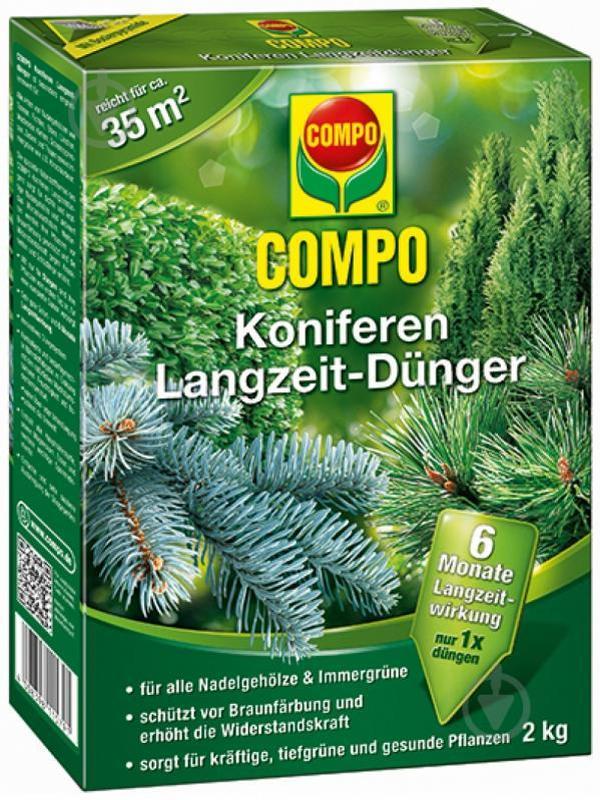Удобрение для хвойных растений Compo долговременный эффект 2 к...