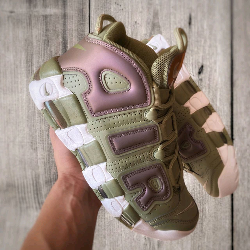 Nike air more store uptempo green