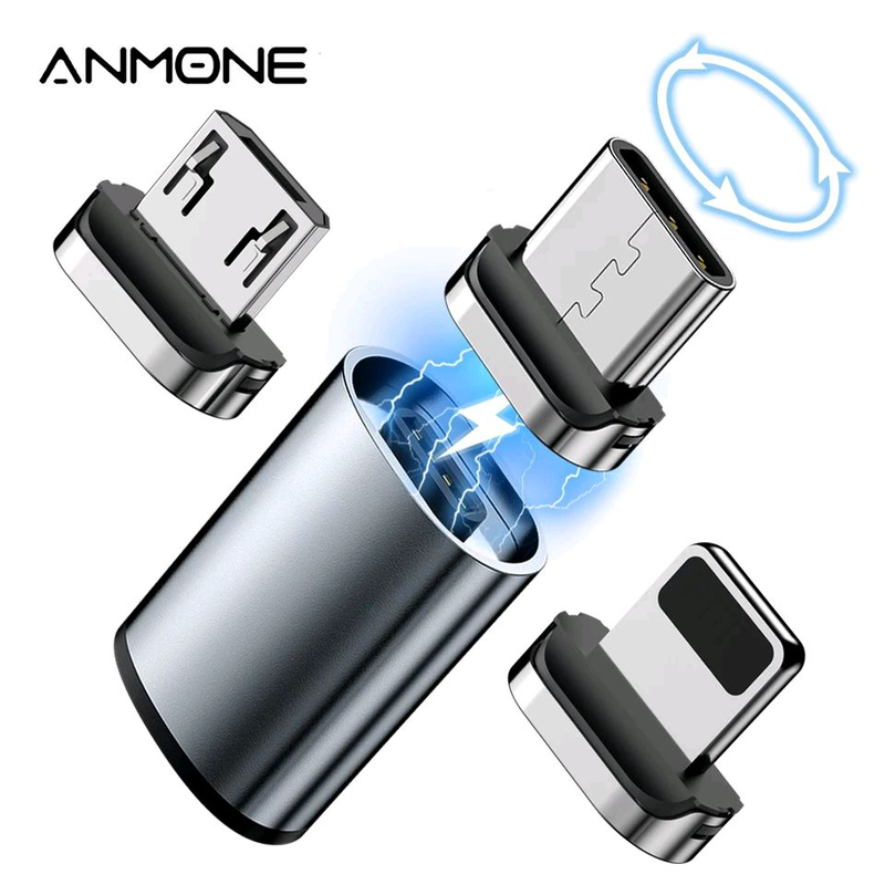 Переходник на магнитную зарядку microUSB type-C Lightning: цена 100 грн ...