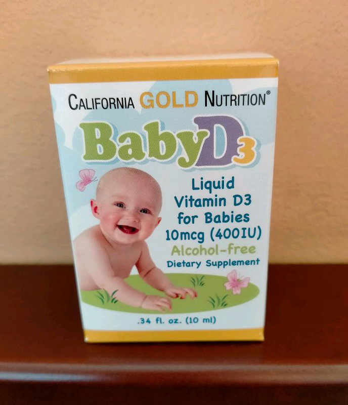 California gold nutrition d3 капли