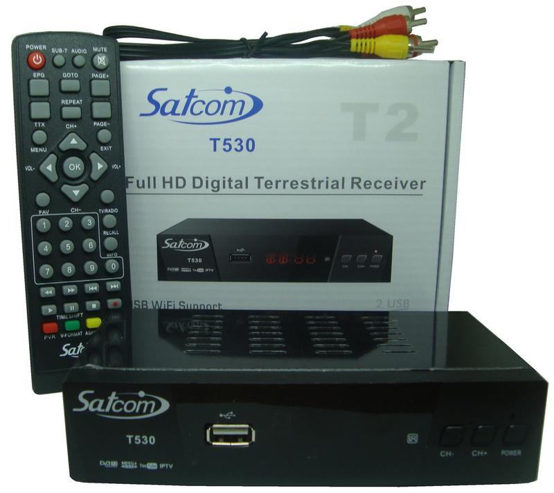 UBISHENG-decodificador Digital terrestre DVB-T2 HD, H.265