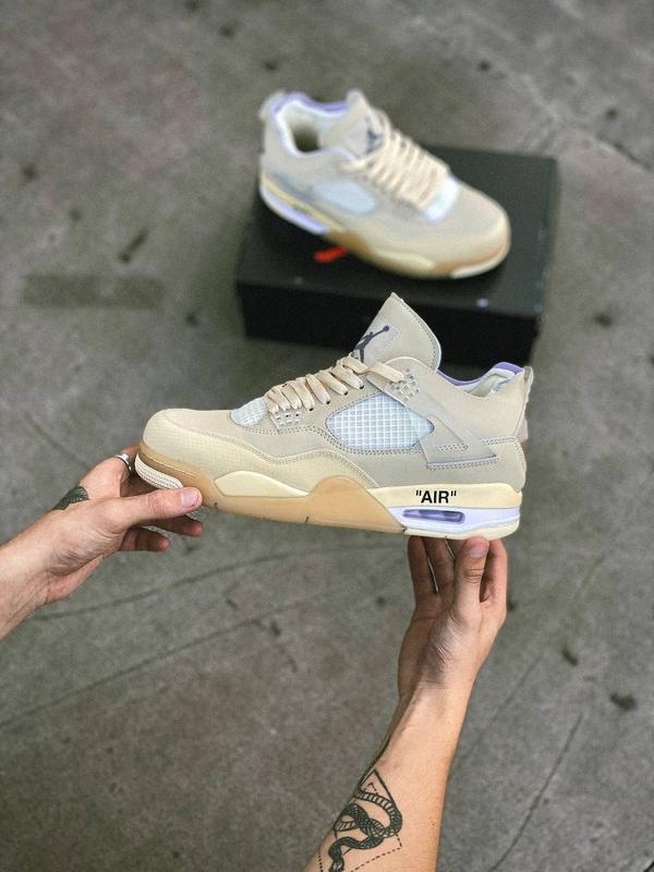 Nike air jordan 4 retro off-white sail