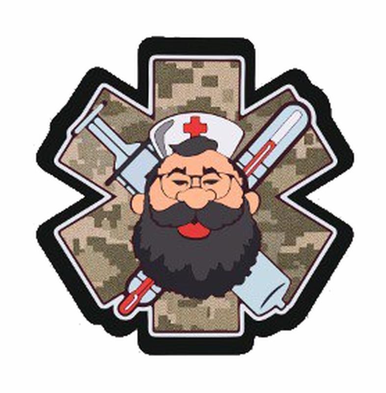 Шеврон медика Сімпсони Медик Сімпсон олива Шеврони на замовлен...: ціна ...