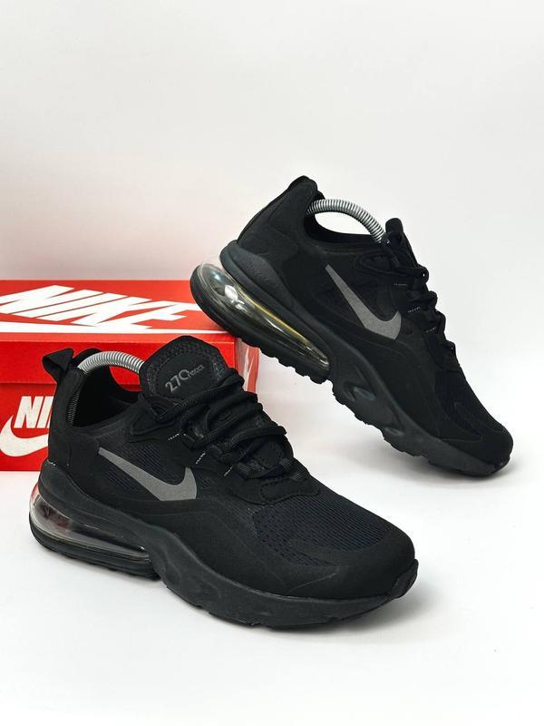 Nike 270 cheap react all black