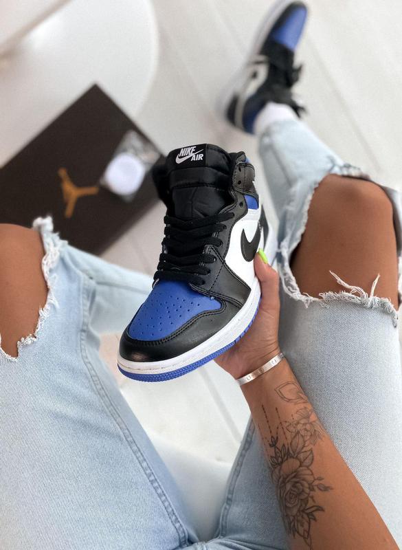 jordan 1 high black blue