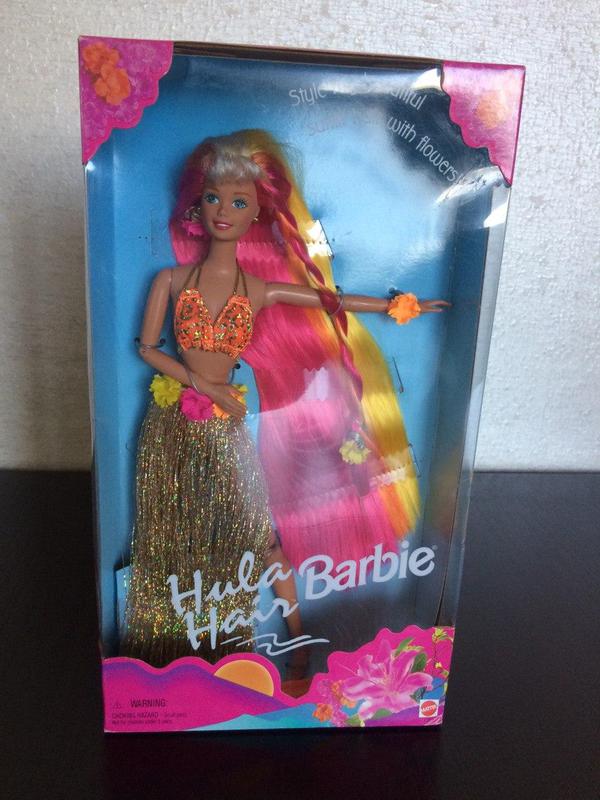 barbie hula hair 1996