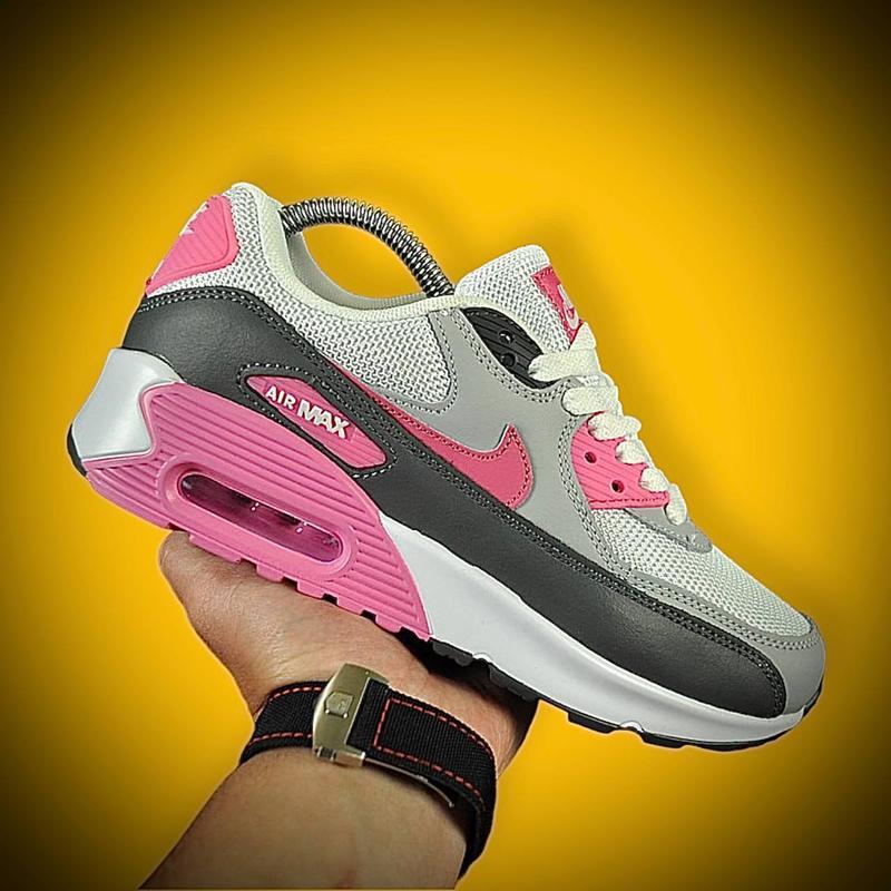 Air max 90 pink sales white