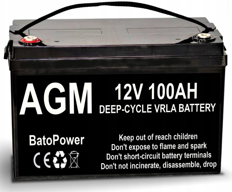 Аккумулятор AGM BatoPower 12В 100Ач (Польша): цена 5590 грн - купить ...