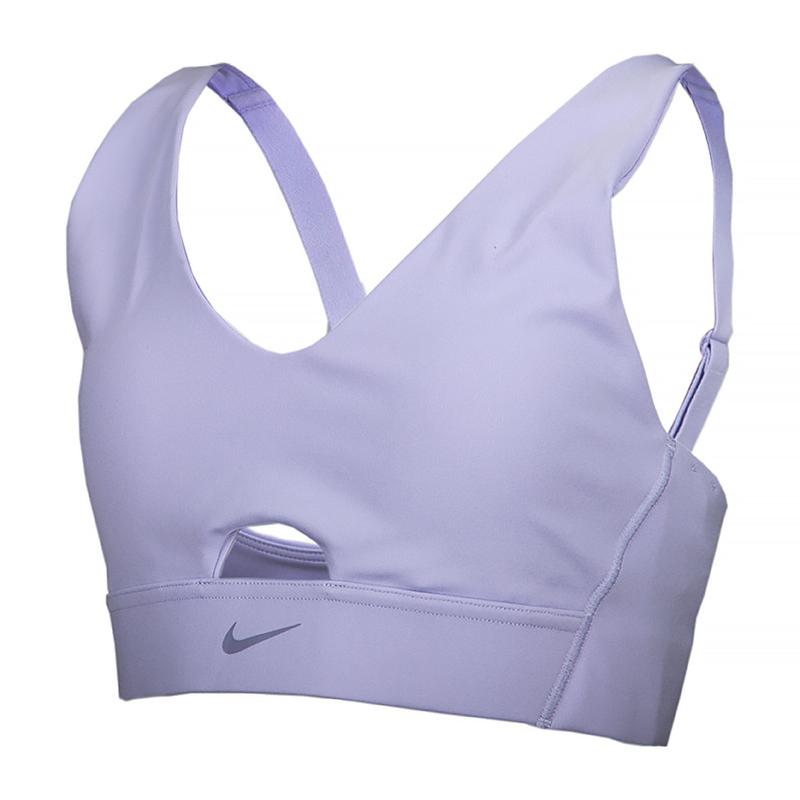 Женский Топ Nike W NK DF INDY PLUNGE CUTOUT BRA Фиолетовый L (: цена  2108 грн - купить Футболки женские на ИЗИ