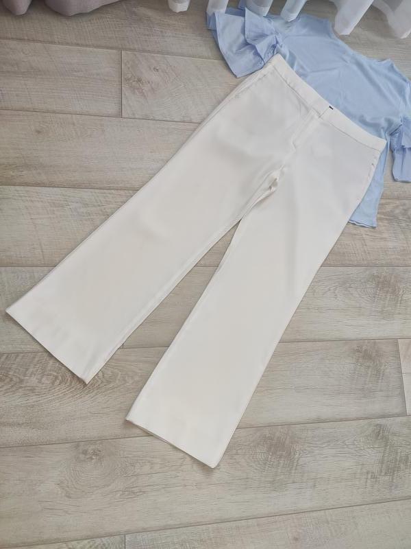 Летние белые брюки от massimo dutti р. l: цена 700 грн - купить Брюки и ...